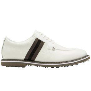 G/FORE Men\'s Limited Edition Grosgrain Split Toe Gallivanter Golf Shoes 6006258-Snow/Monument  Size 9 M, snow/monument