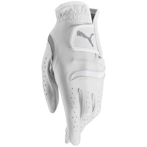 Puma Women\'s Pro Performance Leather Glove 6007222-Bright White  Size md/lg Right, bright white