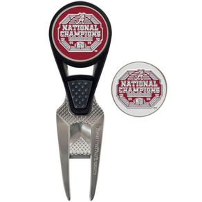 Team Effort NCAAF Alabama National Champions Divot Tool 6008119-University of Alabama Crimson Tide