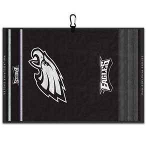 Team Effort Jacquard Golf Towel - NFL 6008874-Philadelphia Eagles