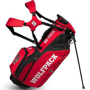 Team Effort NCAA Caddie Carry Hybrid Stand Bag 6009178-North Carolina State Wolfpack