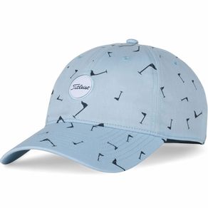 Titleist Women\'s Montauk Prints Hat 6009426-Sky/Navy  Size one size fits most, sky/navy