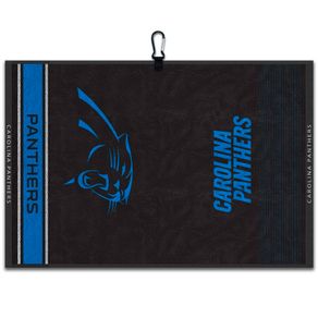 Team Effort Jacquard Golf Towel - NFL 6009445-Carolina Panthers