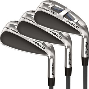 Cleveland Launcher XL Halo Iron Set 6009771-Left 7PC / 5-PW + DW Graphite Senior Stock Graphite