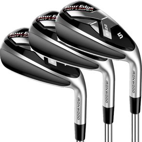 Tour Edge Women\'s Hot Launch E522 Iron Set 6010538-Left 7PC / 5-PW + SW Graphite Ladies MCA FUBUKI HL50