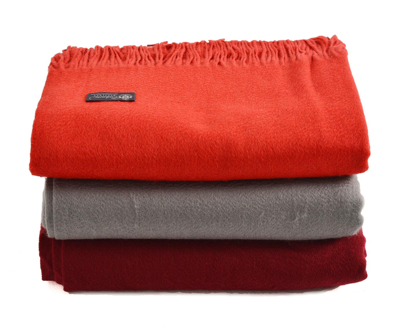 Pure Cashmere Throw (Burgundy, 52\