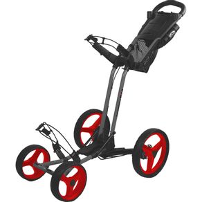 Sun Mountain Pathfinder PX4 Push Cart 7000299-Magnetic Gray/Red, magnetic gray/red