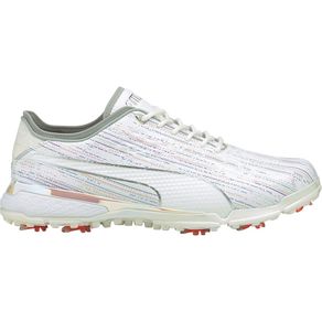 Puma Men\'s PROADAPT Delta Spectra Golf Shoes 7000437-Puma White/Puma Silver  Size 8 M, puma white/puma silver