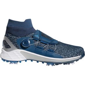 adidas Men\'s ZG21 Motion BOA Golf Shoes 7000708-Crew Navy/Silver Metal/White  Size 9 M, crew navy/silver metal/white