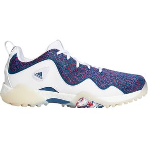 adidas Men\'s Codechaos 21 Spikeless Golf Shoes  Size 7000 Size 764-White/Legend Marine/Scarlet  Size 7 M, white/legend marine/scarlet