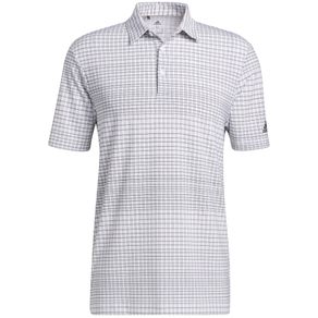 adidas Men\'s Ultimate365 Allover Print Primegreen Polo 7001873-White/Black  Size sm, white/black
