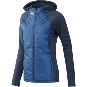 adidas Women\'s Hybrid Quilted Full-Zip Jacket 7002861-Crew Navy  Size xs, crew navy