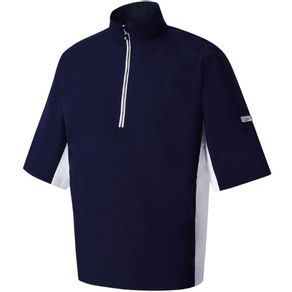 FootJoy Men\'s HydroLite Short Sleeve Rain Shirt 909265-Navy/White/Black  Size md, navy/white/black