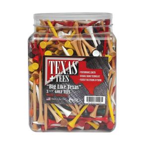 GT Golf Supplies Texas Jar Of Tees 2 3/4\