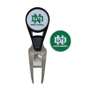 NCAA Repair Tool and Ball Marker 934705-University of North Dakota Fighting Hawks