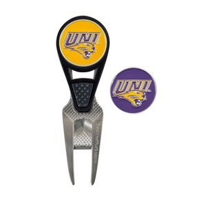 NCAA Repair Tool and Ball Marker 934707-University of Northern Iowa Panthers