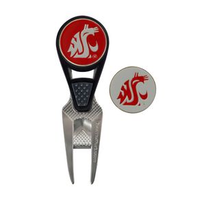 NCAA Repair Tool and Ball Marker 934715-Washington State University Cougars, Washington State University Cougars