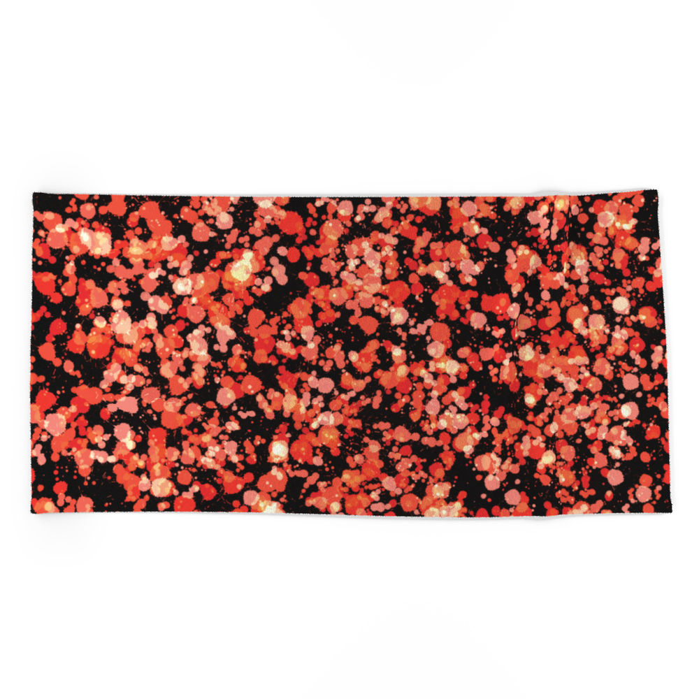 *splash_Composition_51 Beach Towel by lchalk