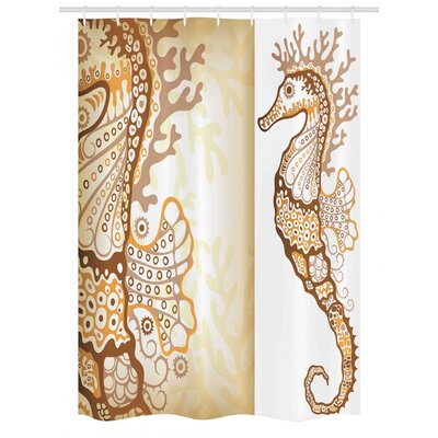 Animal Stall Shower Curtain Single + Hooks East Urban Home Size: 54