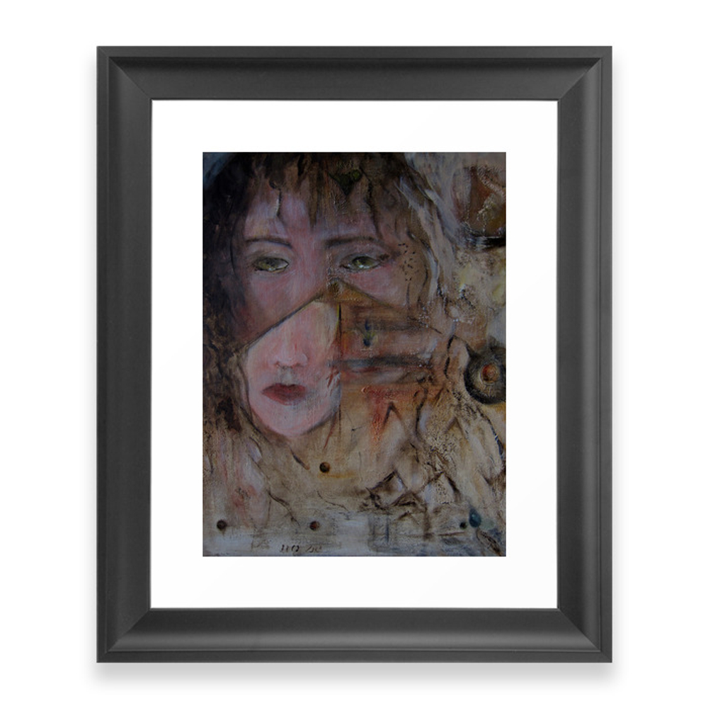Crying With A Thousand Eyes Framed Art Print by modernlair