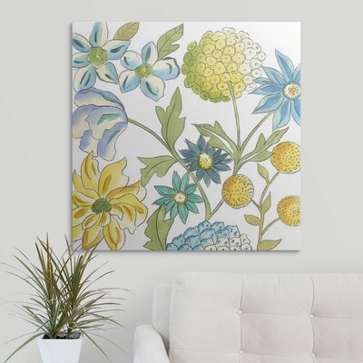 'Bouquet Garden IV' Chariklia Zarris Painting Print Great Big Canvas Format: Canvas, Size: 30