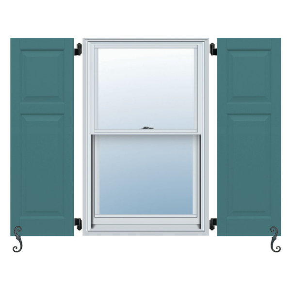 Atlantic Classic 40/60 Offset Panel, Raised Panel Shutters (Per Pair)