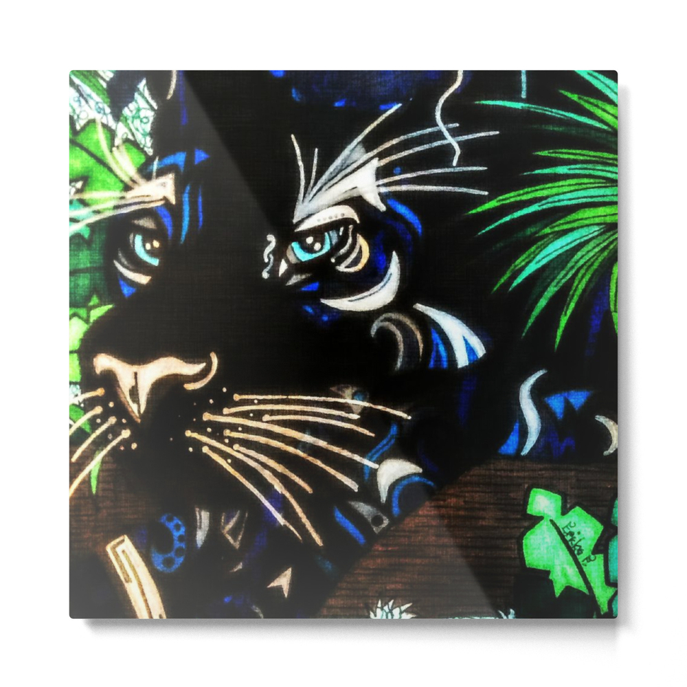 Tribal Tiger Metal Print by efbytes