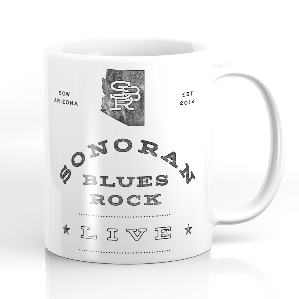 Sonoran Blues Rock Mug by erladesignllc