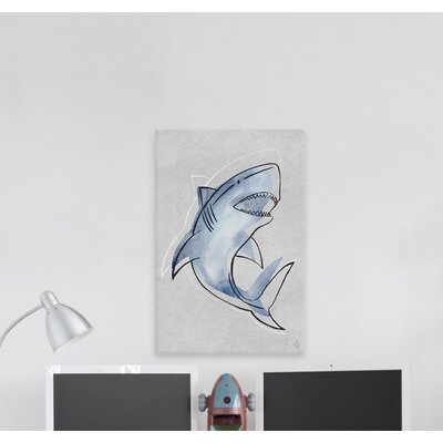 Charron 'The Big Shark' Canvas Art Isabelle & Max™ Size: 18