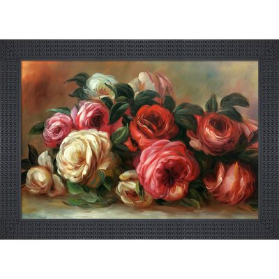 'Discarded Roses' by Pierre-Auguste Renoir Picture Frame Painting Print on Canvas Vault W Artwork Size: 30.5