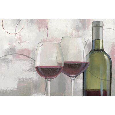 Taste Appeal Red I by James Wiens - Unframed Painting Print on Canvas Fleur De Lis Living Size: 24