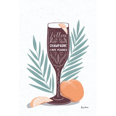 Fruity Cocktails I by Becky Thorns - Wrapped Canvas Graphic Art Print Winston Porter Size: 30