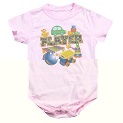 Player - Infant Snapsuit - Pink - Lg